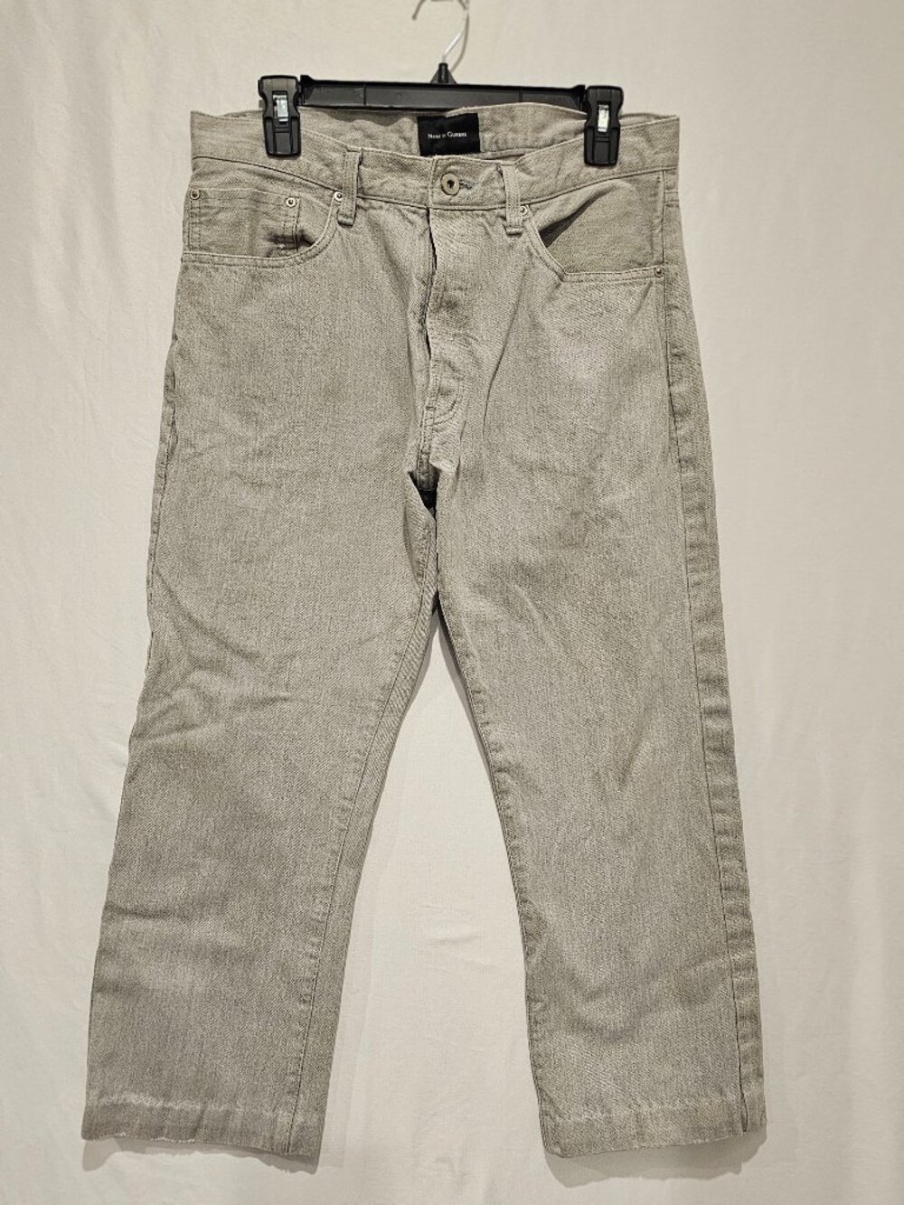 Nom De Guerre Gray Japanese Redline Selvedge Denim Jeans Vintage Archive Size 33